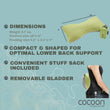 Load image into Gallery viewer, Cocoon Ultralight Air-Core Lumbar pillow