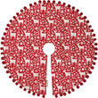 Load image into Gallery viewer, Holiday Mini Tree Skirt