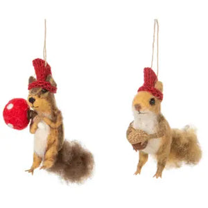 Felt Squirrels