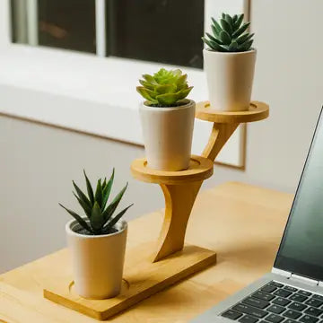 Bamboo Switch-Plant Stand