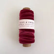 Load image into Gallery viewer, Flax &amp; Twine 3/8" Velvet Ribbon 10 yards
