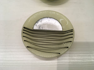 4.5 inch Silver leaf dish