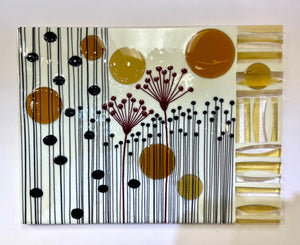 Botanical Fused Glass Panel Series