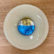 Load image into Gallery viewer, Small glass dish with silver leaf
