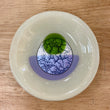 Load image into Gallery viewer, Small glass dish with silver leaf
