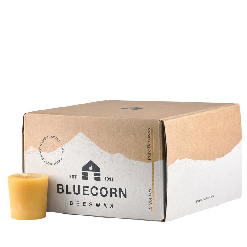 Blue Corn Bees Wax candles